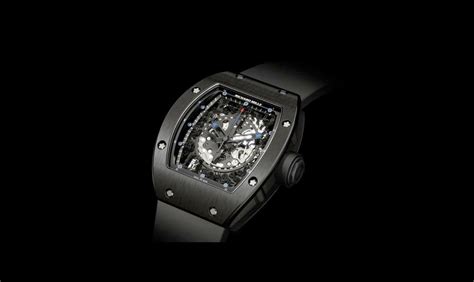 richard mille skeleton black